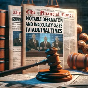 Notable Defamation and Inaccuracy Cases Involving the Financial Times